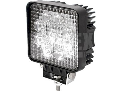 Světlomet pracovní hranatý 9-33V 9xLED 1710 Lumenů LUMINEX